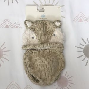 Cloud Island Hat and Diaper Cover
